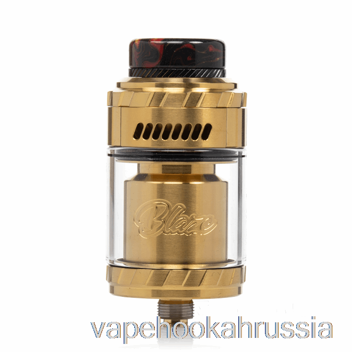 Vape Juice Thunderhead Creations Blaze Solo 25 мм RTA Gold